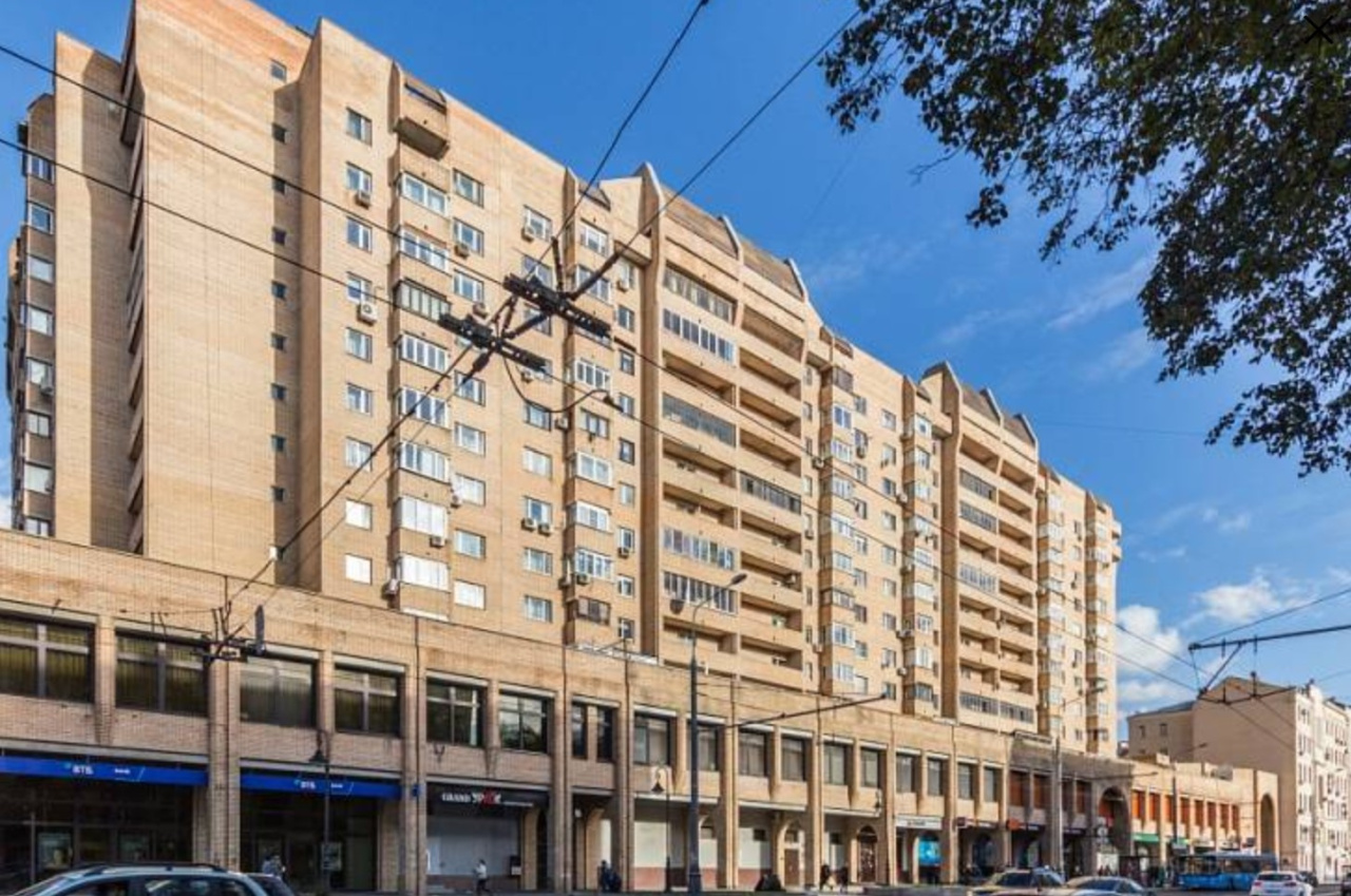 фасад дома, здание по адресу г Москва, ул Долгоруковская, д 40